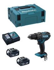 Makita DHP482RTJ 18V 2x batt. Trapano avvitatore a percussion. Mod. DHP482RTJ EA