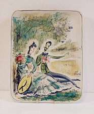 Vassoio ceramica anni 60 - vassoio, '60