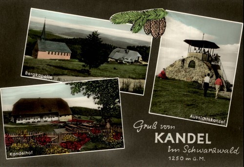 Cartolina kandel foresta nera - cartolina,