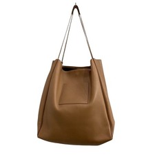 Borsa In Pelle Piana Marrone