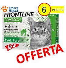 Frontline Combo Gatto - 6 Pipette - Antiparassitario Antizecche Antipulci Gatti