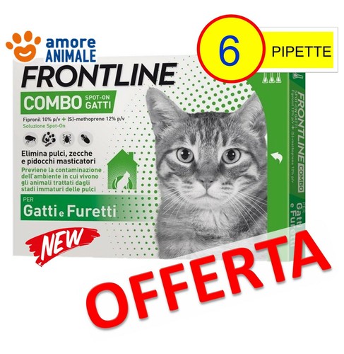 Frontline combo gatto 6 - gatto,