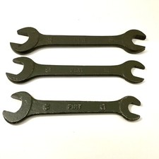 🔴  FIAT set 3 chiavi inglesi per mezzi militari anni 60 raro colore verde
