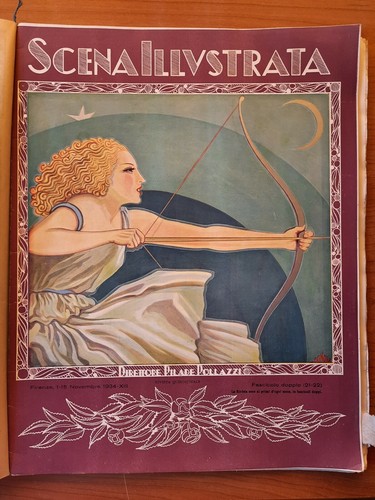 Rivista scena illustrata - rivista, n