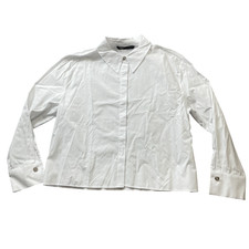 Blusa Zara grande bianca