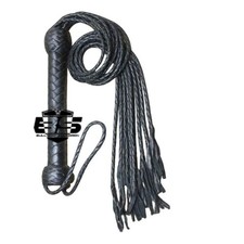 Frusta Flogger in Vera Pelle