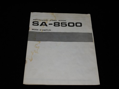 Manuale utente pioneer 8500 - utente, sa-8500