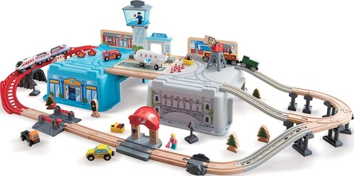 Set trenino legno - set,