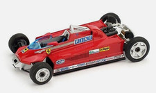 1/43 FERRARI 126CK TURBO MULETTO T-CAR MONTECARLO GP 1981 VILLENEUVE BRUMM R367M