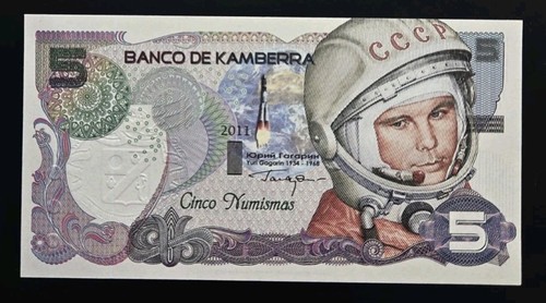 Banconota kamberra numis - kamberra, 5