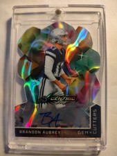 2024 Foglia Eclettica X-Centric Brandon Aubrey Auto Taglia Gemme Auto 10/10 Cowboys