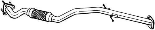 Tubo scarico 900 063 bosal - tubo,