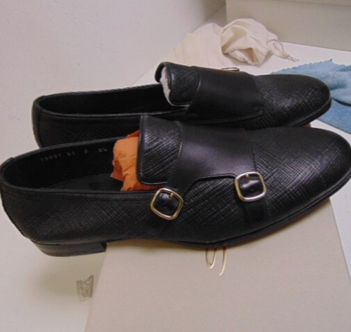 Santoni doppia fibbia pelle - santoni,