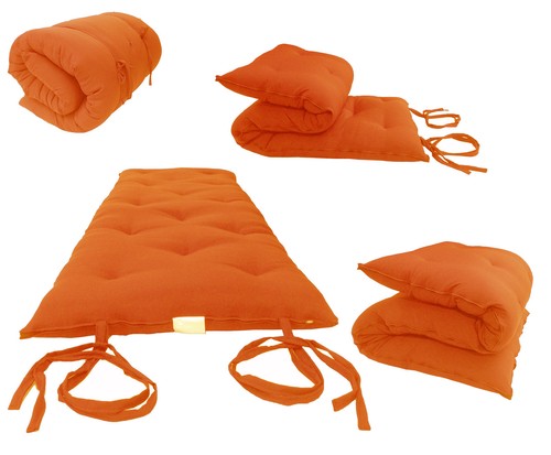 Materassi futon arancioni 27w - arancioni,