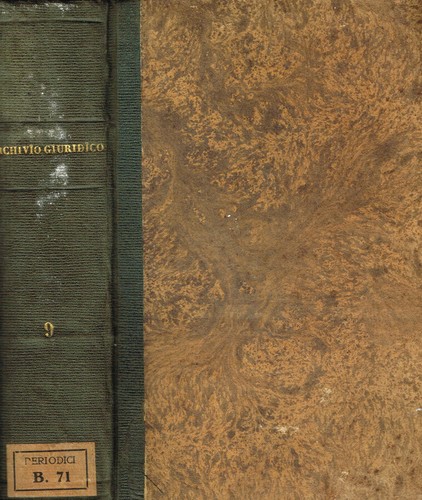 Archivio giuridico vol - archivio, giuridico.