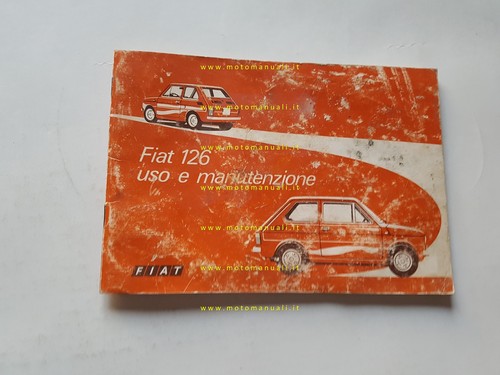 Fiat 126 1974 manuale uso