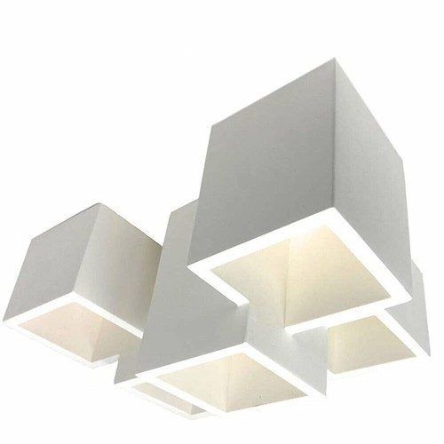 Lampada gesso cubi - gesso, a