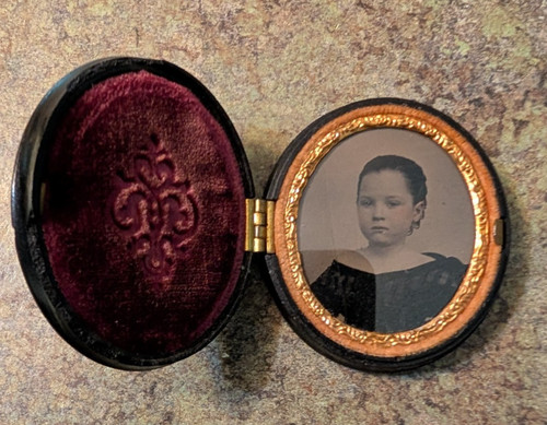 Antica foto dagherrotipo