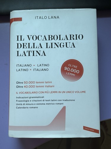Vallardi vocabolario della - vocabolario,