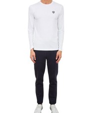 Ea7 shirt nera con mini - -, t-shirt