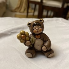 BIMBO ORSO TEDDY  THUN CON FIORE  6CM CIRCA   (contattatemi per info)