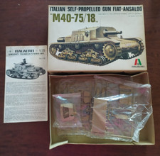 128° KIT DI MONTAGGIO IN SCALA 1:35 ITALAEREI N°214 FIAT ANSALDO M40-75/18 CVGIA