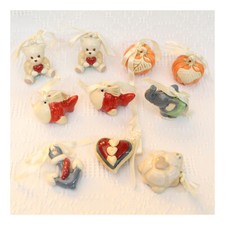 WALD bomboniere animali portafortuna Kergres rifinite a mano 10 pezzi assortite