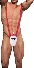 Natale Mankini Uomo Babbo