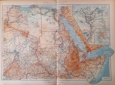 Carta geografica antica AFRICA