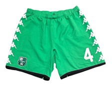 PANTALONCINI CALCIO SASSUOLO MAGNANELLI MATCH WORN PREPARATI INDOSSATI 2017/18
