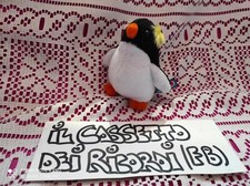 TRUDI:PELUCHES SWEET N 10,PINGUINO IMPERATORE ,MADE IN ITALY, PORTACHIAVI