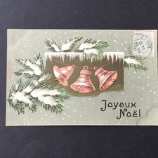 CPA Gaufrée Joyeux Noel 1905