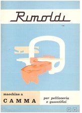 RIMOLDI LOCANDINA MACCHINE A CAMMA CARATTERISTICHE TECNICHE