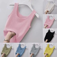 Canotta donna maglia smanicata
