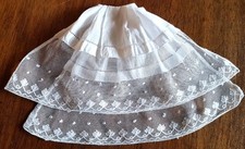 Jabot d'enfant XIXe en linon