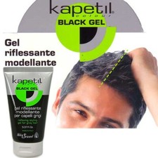 Kapetil Gel Nero Riflessante Modellante Capelli Grigi 150ml uomo Helen Seward