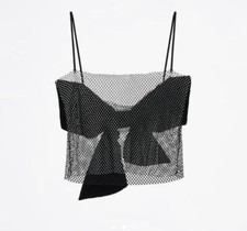 zara maglia strass fiocco