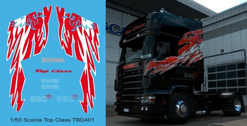 Decals per scania - 1/50,
