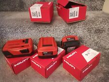 1x Nuovissima batteria al litio ad alta potenza Hilti B 22/4.0Ah per utensili 22v, trapano