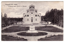 Cartolina - Piazzola sul Brenta - Piazzale della Vittoria e Duomo - Padova