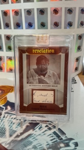 Ernst hemingway relic 2025 - /99,