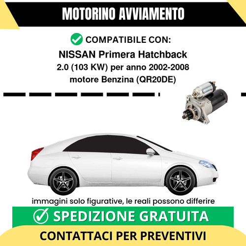 Motorino avviamento nissan - avviamento,