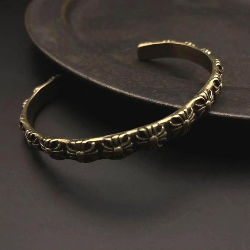 Bracciale croce ottone vintage