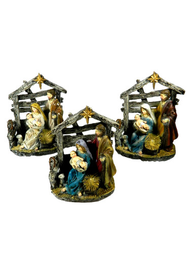Capanna con natività - capanna, cm