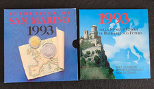 San Marino Serie Completa Monete Divisionali  1000 Lire Argento Anno 1993 Fds