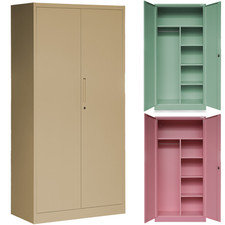 Armadio Metallico C34 Armadietto Archivio per utensili Porte a battente