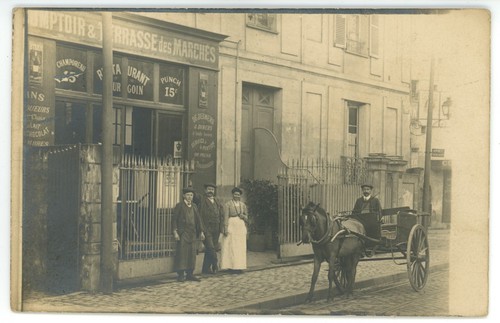 Carte photo devanture - photo,