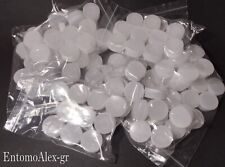 contenitori barattoli plastica vasetti 10g x100 tappo pressione creme cosmetica