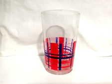 N 1  BICCHIERE  NUTELLA  FERRERO  ANNI 70/80 da COLLEZIONE DISEGNO SCOZZESE RARO