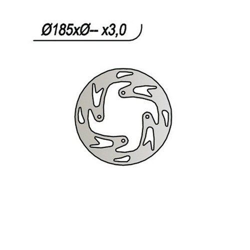 Disco freno anteriore 649 - disco,